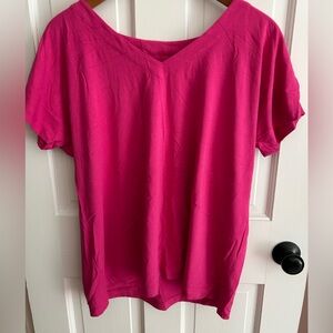 J. Jill Luxe Supina Pleat Back Tshirt